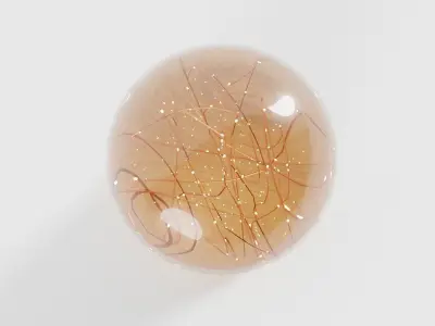 Fairy Lights Jar Low-poly 3D model