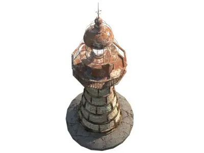 Old Lighthouse Free 3D model