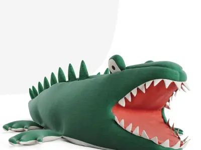Crocodile Toy From Meri Meri 3D model