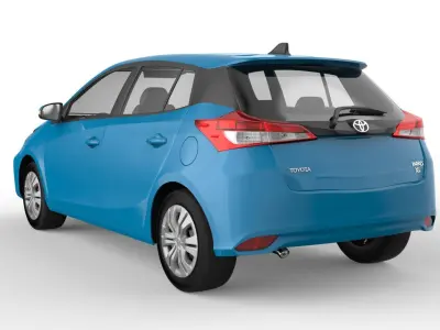 Toyota Yaris 2023 3D model