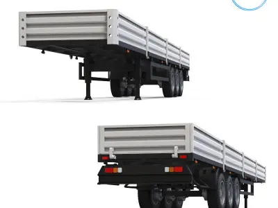 Trailer 1-32 Scale 3D print model