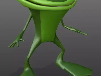 Frogy frog Low-poly 3D model