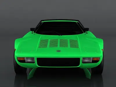 1974 Lancia Stratos Low-poly 3D model