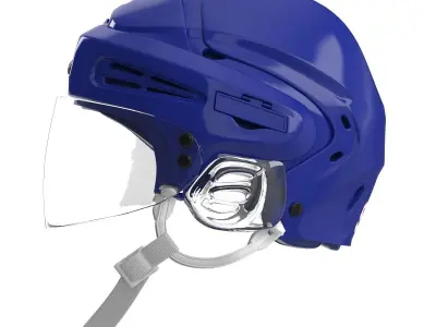 Hockey Helmet Generic 3 3D model