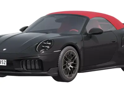 Porsche 911 Turbo S Cabriolet 2026 3D model