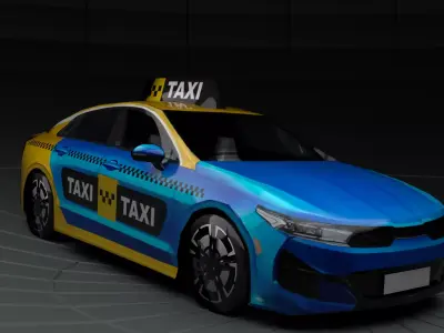 Kia Cerato Low-poly 3D model