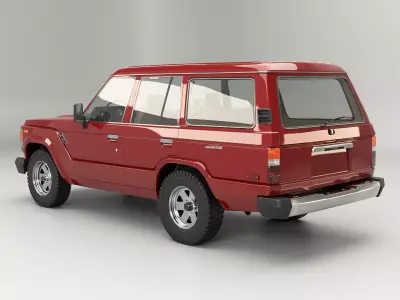 Toyota land Cruiser J60 1980-1990 3D model
