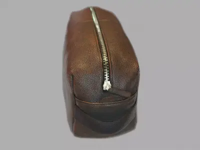Leather Bag Low-poly 3D model