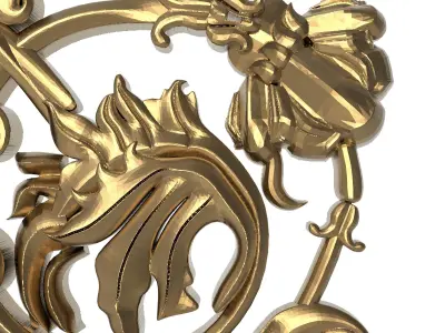  decorative pattern ready for 3D printing 3D model 346