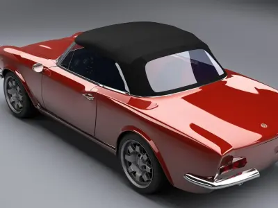 Fiat 124 Spider 3D model