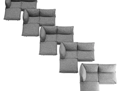 Fatboy Paletti Medium Set Sofa 3D model