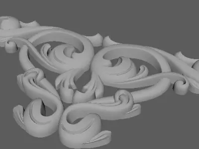 dekor ornament 3D model buy