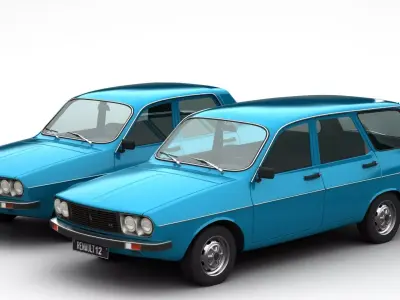 Renault 12 TX - TSW Pack 3D model