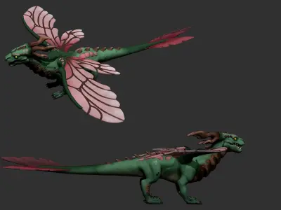 Fairy Dragon 3D model