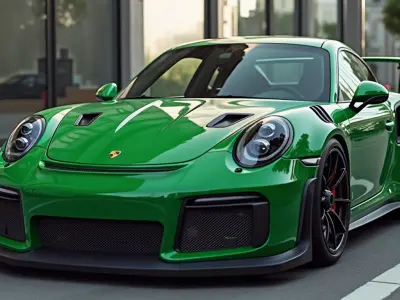 Lowpoly Porsche 911 GT3 RS 992 Manthey Kit 2025 3d model Low-poly 3D model