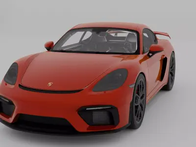 Porsche Cayman GT4 3D model