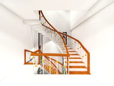 Modern Duplex House Design 3D print model