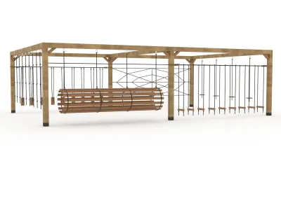 Wooden Playground 3D model