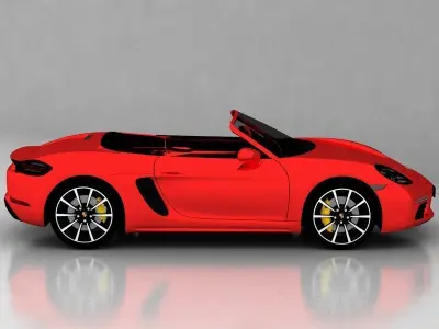Porsche Boxster Model 2020 3D model