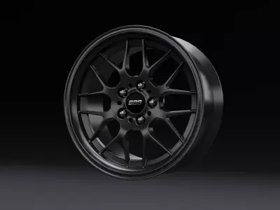 BBS RG-R Car Rim Low-poly 3D model