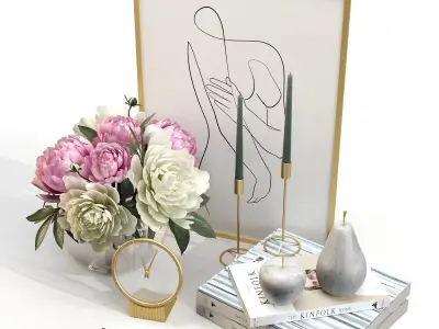 Decorative set 3D model