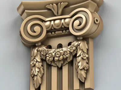 Column Capital 004 3D model