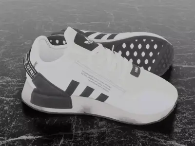 ADIDAS NMD R1 V2 3D SHOES RUNNING SNEAKERS Low-poly 3D model