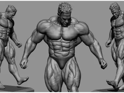 Jay Cutler bodybuilder 3D print model