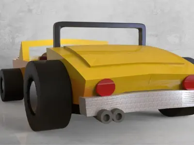 Fangface car  3D print model