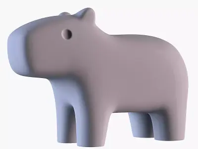 Capybara 3D print model