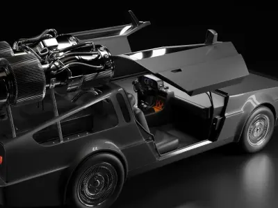 Delorian Rocket 3D model