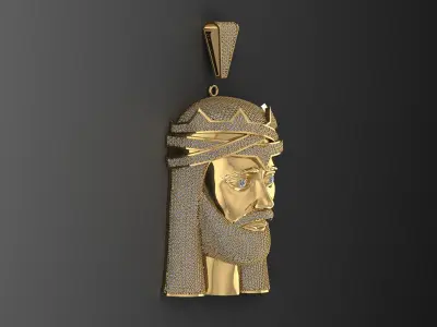 2 JESUS PENDANTS 3D print model