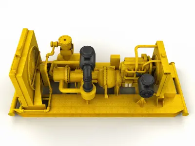 Compressor Station 3D model