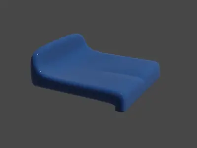 Stadium Seat 2 3D model