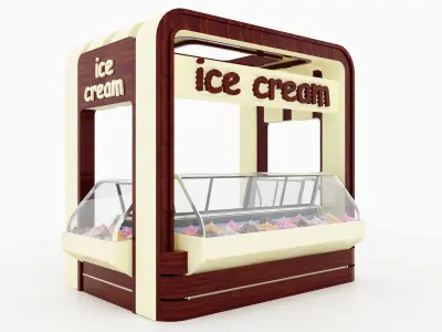 Booth Exhibition Stand a124  3D model