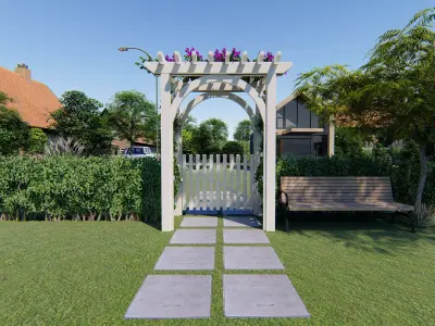 PERGOLA 3D model buy