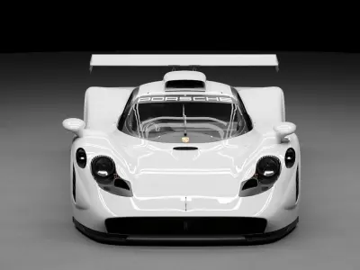 Porsche 911 GT1 3D model