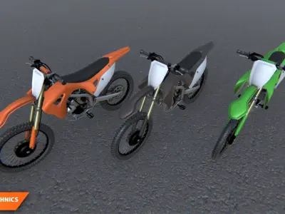 Mototechnics - vehicles big pack 3D model