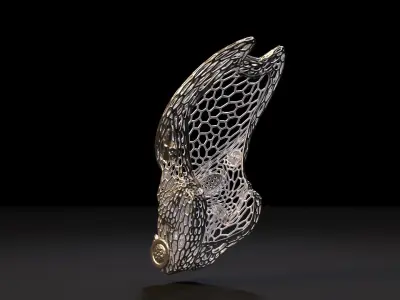 Predator Mask 3D print model