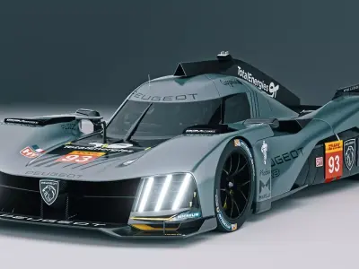 peugeot lmh 9x8 Low-poly 3D model