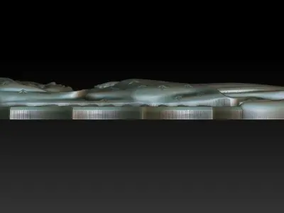 Virgin of Guadalupe 3 3D print model