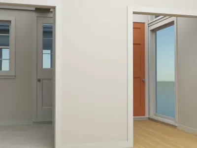 Ranch Style House 4 3D model