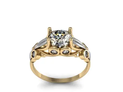 Ring luxury set 3D print model