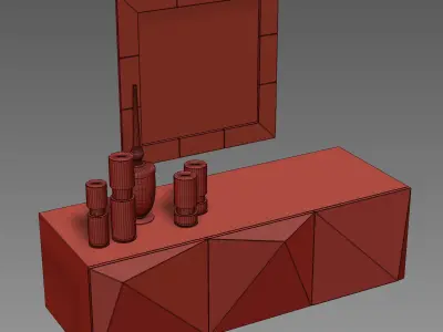 Cattelan Italia Kayak sideboard by Andrea Lucatello 3D model