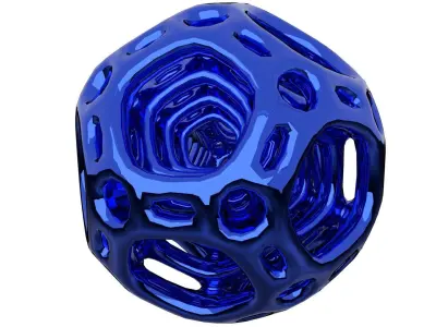 Dedecohedron bead 3D print model