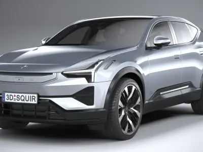 Polestar 3 2024 3D model