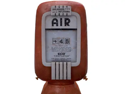 Air Pump Low-poly 3D model