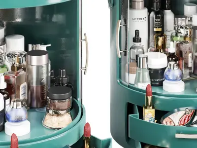 Beauty salon cosmetics set 10 3D model