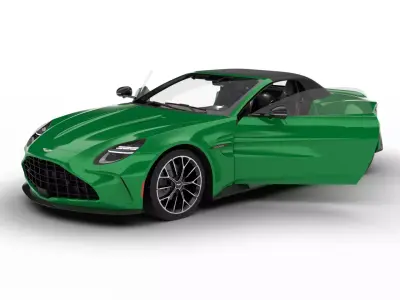 Aston Martin Vantage Roadster 2026 HQ 3d model 3D model