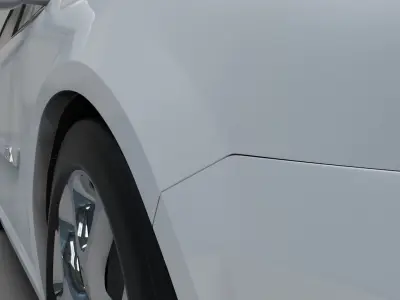 2012 Coda EV Electric Car Low-poly 3D model